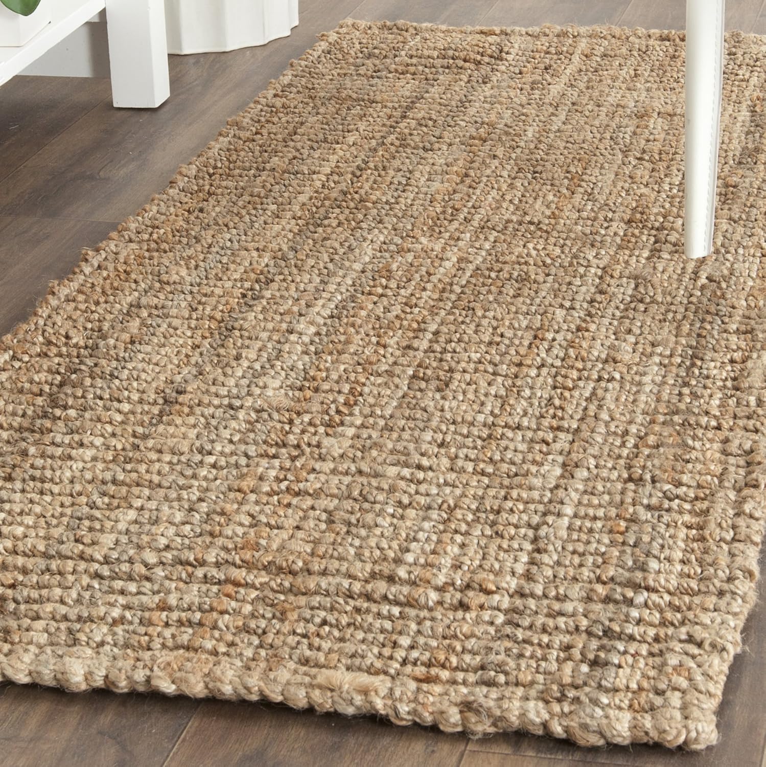 SAFAVIEH 2' x 10' Natural Brown
