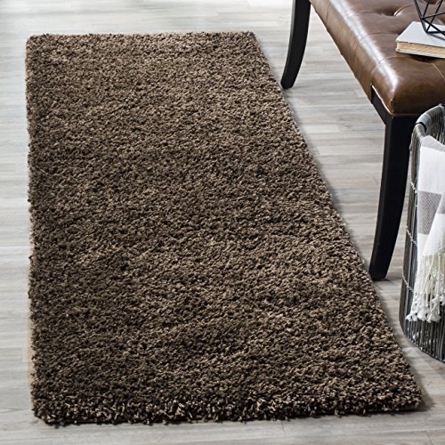 SAFAVIEH California Shag Runner 2'3" x 9' (Mushroom)