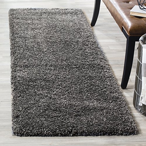 SAFAVIEH California Shag 2'3" x 7' (Dark Grey)