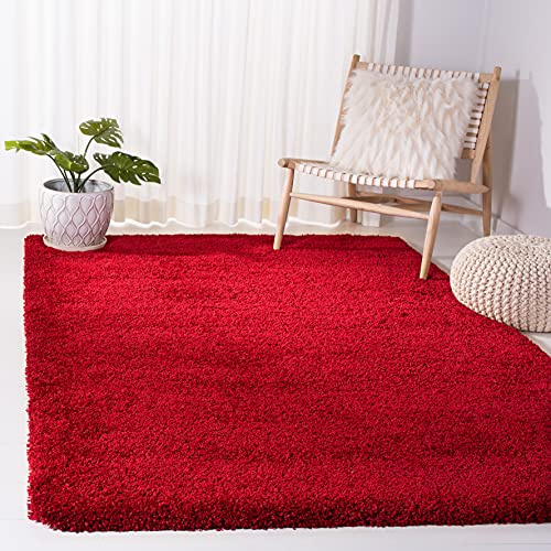 SAFAVIEH Milan Shag 5'1" x 8' (Red)