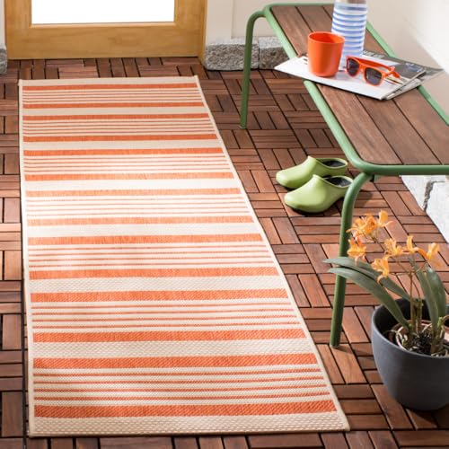 SAFAVIEH Courtyard 2'3" x 6'7" (Terracotta)