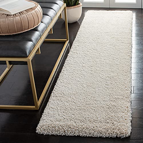 SAFAVIEH Milan Shag Runner 2' x 8' (Ivory)