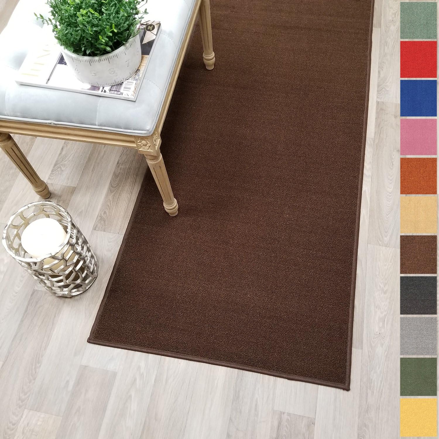 Kapaqua Custom Size Brown 22in x 16ft
