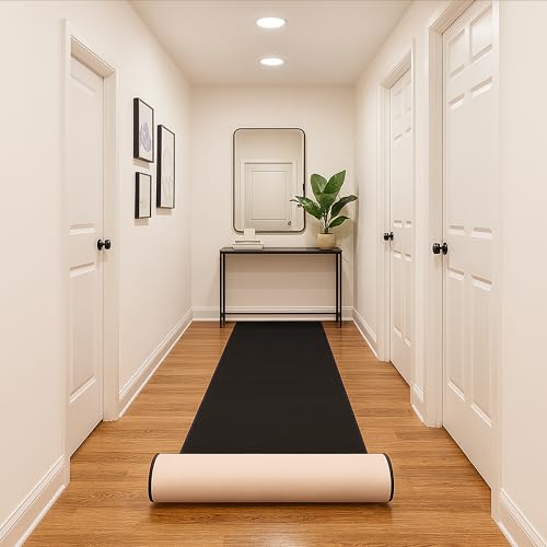 Kapaqua Black 22x6ft Runner