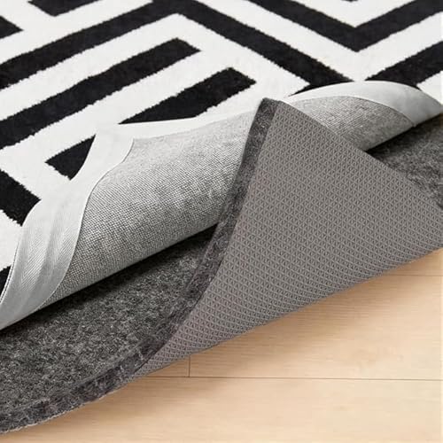 GORILLA GRIP Felt and Natural Rubber Stay in Place Slip Resistant Rug Pad, 1/4in Thick, 5x7 FT Protective Padding Under Area Rugs, Cushioned Gripper Pads, Carpet Runners, Hardwood Floors Protection