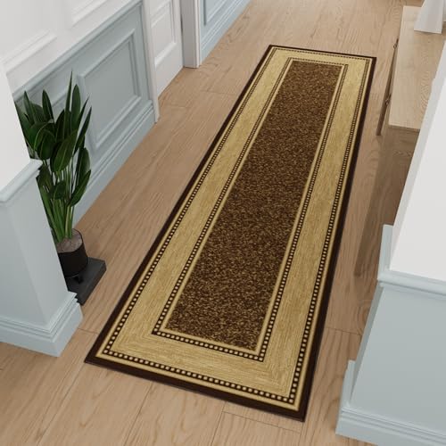 Ottomanson Border Runner (Brown)
