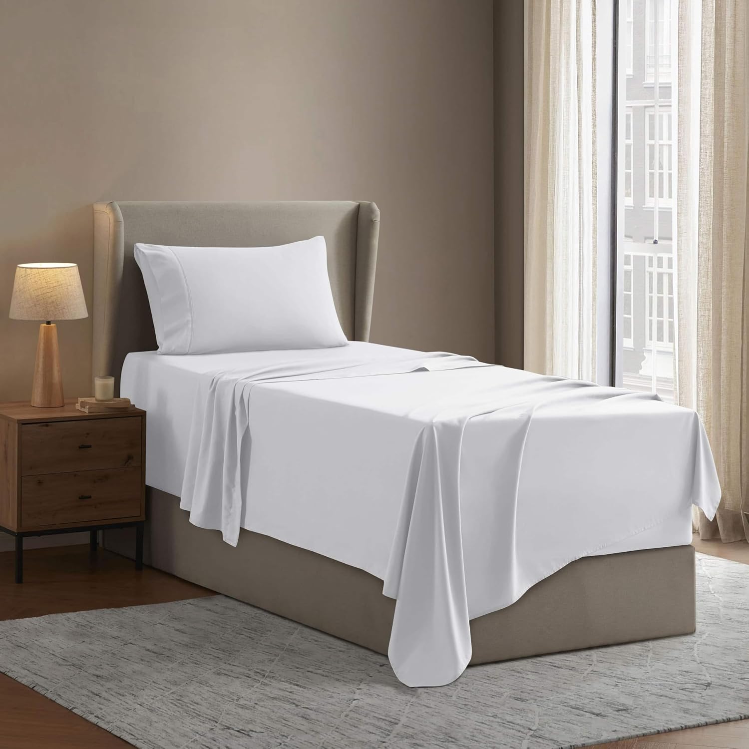Nestl Twin XL Sheet Set (White)