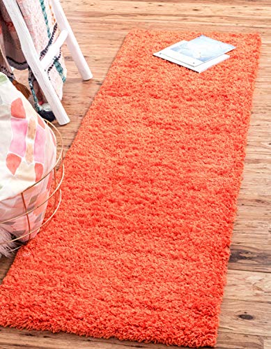 Unique Loom 2'7" x 10' Tiger Orange