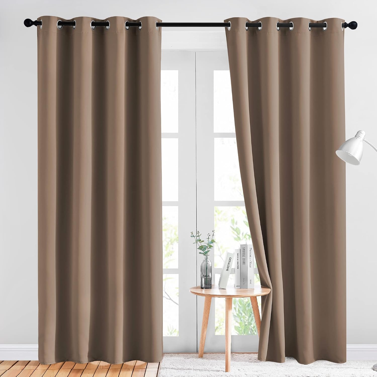 NICETOWN Blackout Draperies Curtains Panels (52x84)