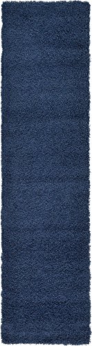Unique Loom Solid Shag (Sapphire/Navy)