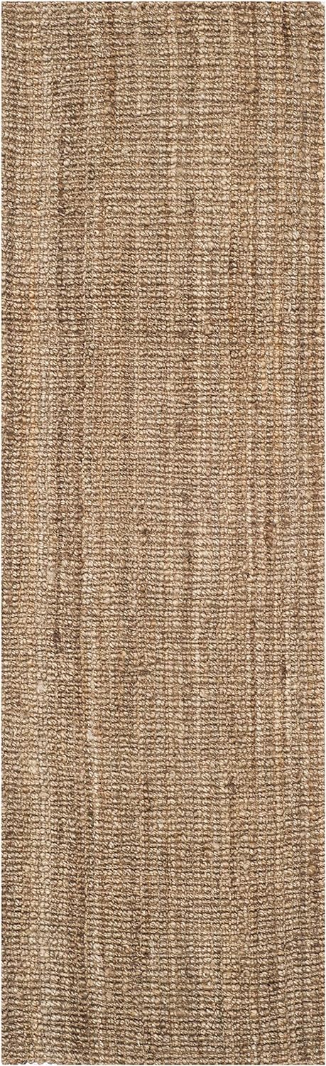 SAFAVIEH 2'6" x 8' Natural & Grey