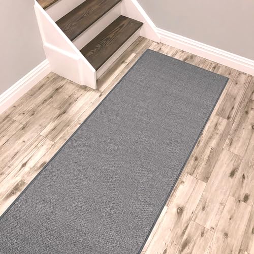 Kapaqua Grey 22in x 8ft Runner