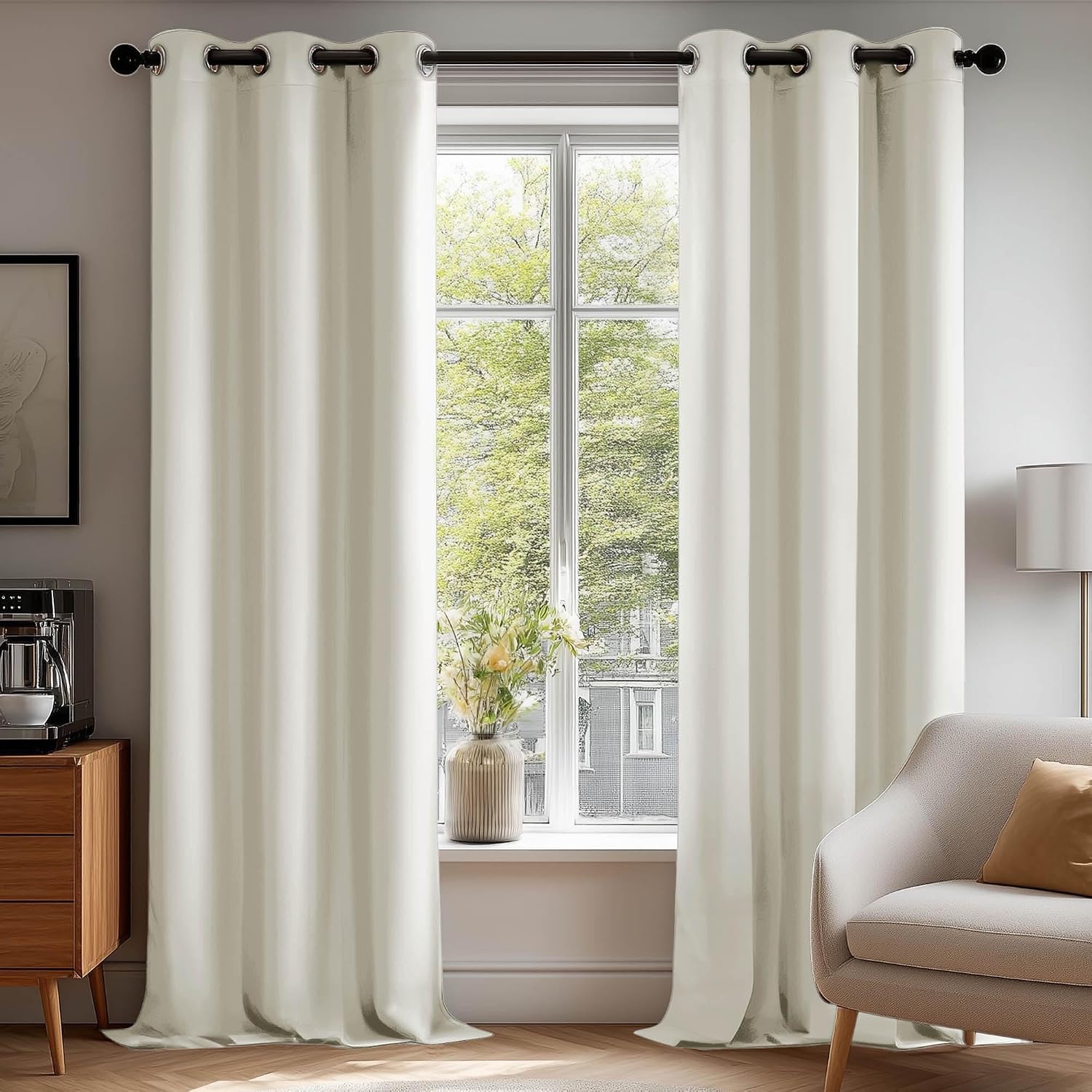 Deconovo Blackout Curtains (Beige)