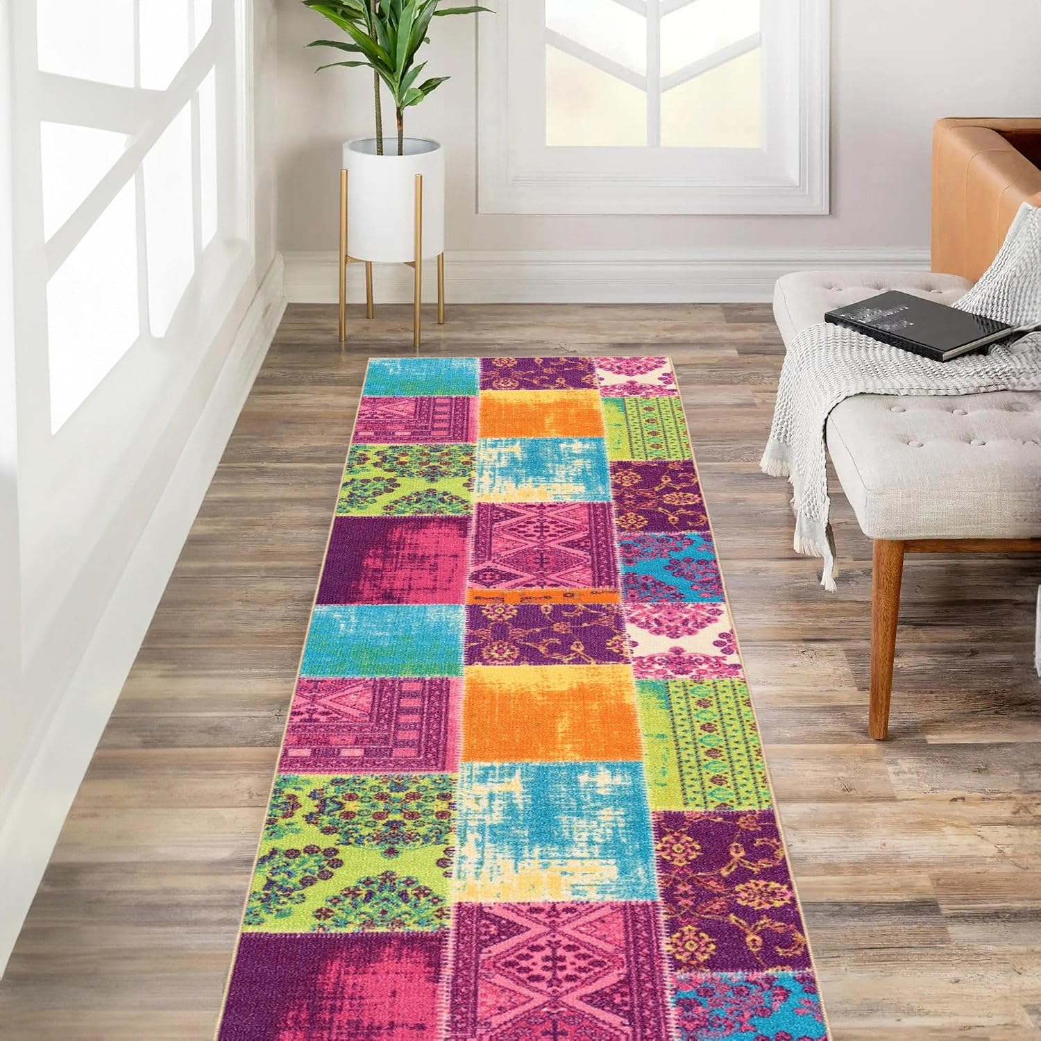 Kapaqua Multicolor Patchwork Runner