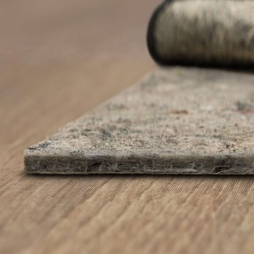 Mohawk Home 7' 6" x 10' Non Slip Rug Pad Gripper 1/4 Thick Dual Surface Felt + Rubber Gripper - Safe for All Floors