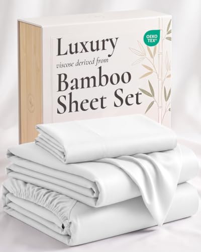 Hotel Sheets Direct Bamboo Twin White