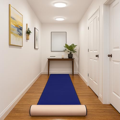 Kapaqua Navy Blue 22in Rubber Backed Runner