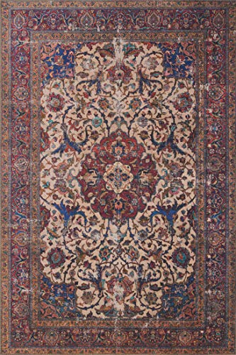 Loloi Loren Collection LQ-11 Sand/Multi 2'-6" x 7'-6" Runner Rug