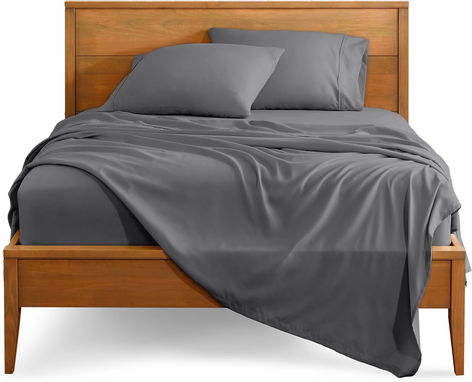 Bare Home Twin XL Sheet Set (Grey)