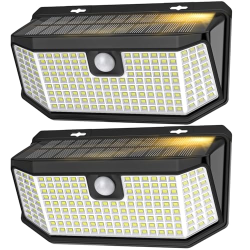 Aootek 182 LED Solar Flood Lights
