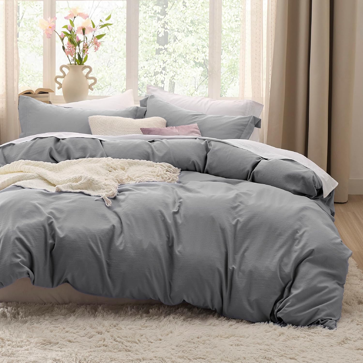 Bedsure Grey Queen