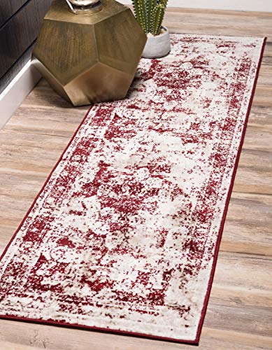 Unique Loom Sofia 2' x 9'10" (Burgundy)
