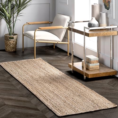nuLOOM 2x12 Rigo Jute Hand Woven Runner