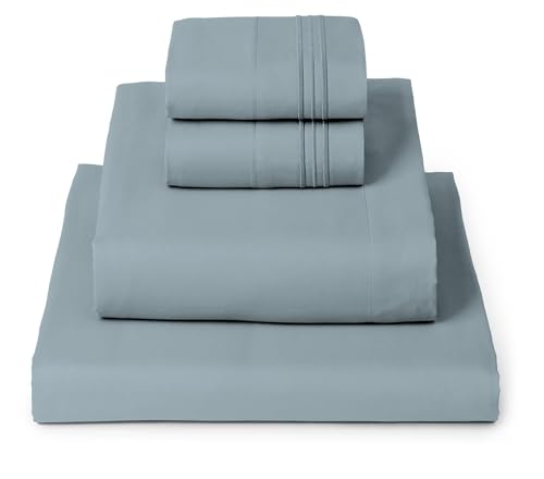 Mellanni California King Sheets Set - Spa Blue