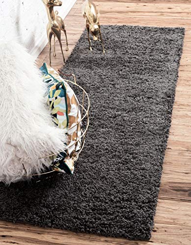 Unique Loom Solid Shag (Graphite)