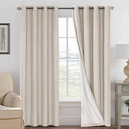 H.VERSAILTEX Linen 100% Blackout (Natural)