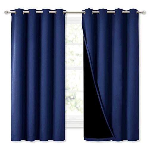 NICETOWN Royal Blue 52 x 63 inches