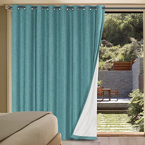 H.VERSAILTEX Linen Blackout 100" x 96" (Teal)