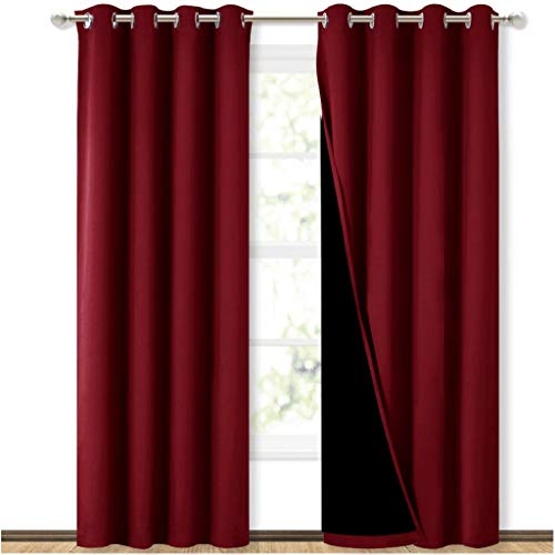NICETOWN 100% Blackout Cold Blocking Curtains