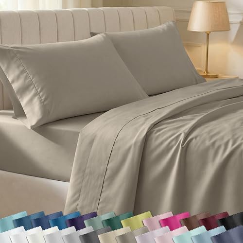 California Design Den Twin XL 100% Cotton (Taupe)
