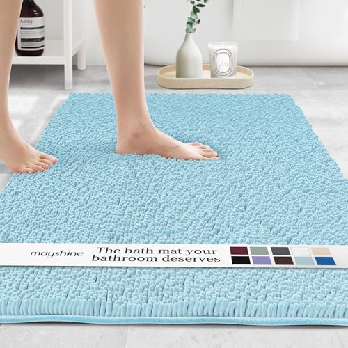 MAYSHINE Plush Shaggy Chenille (Spa Blue)
