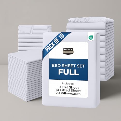 Utopia Bedding Full Bed Sheets Set (White)