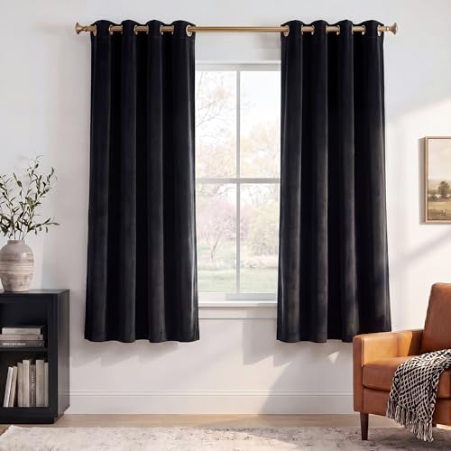 StangH Velvet Blackout Curtains