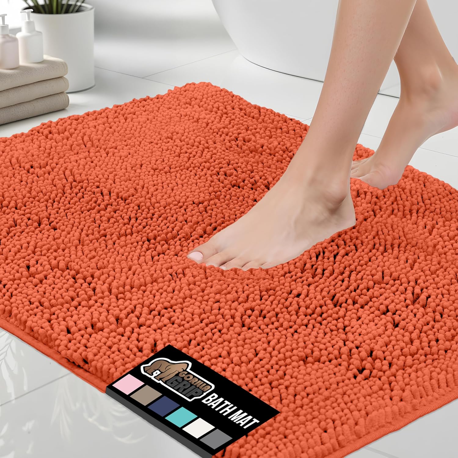 GORILLA GRIP 60x24 Chenille (Coral)