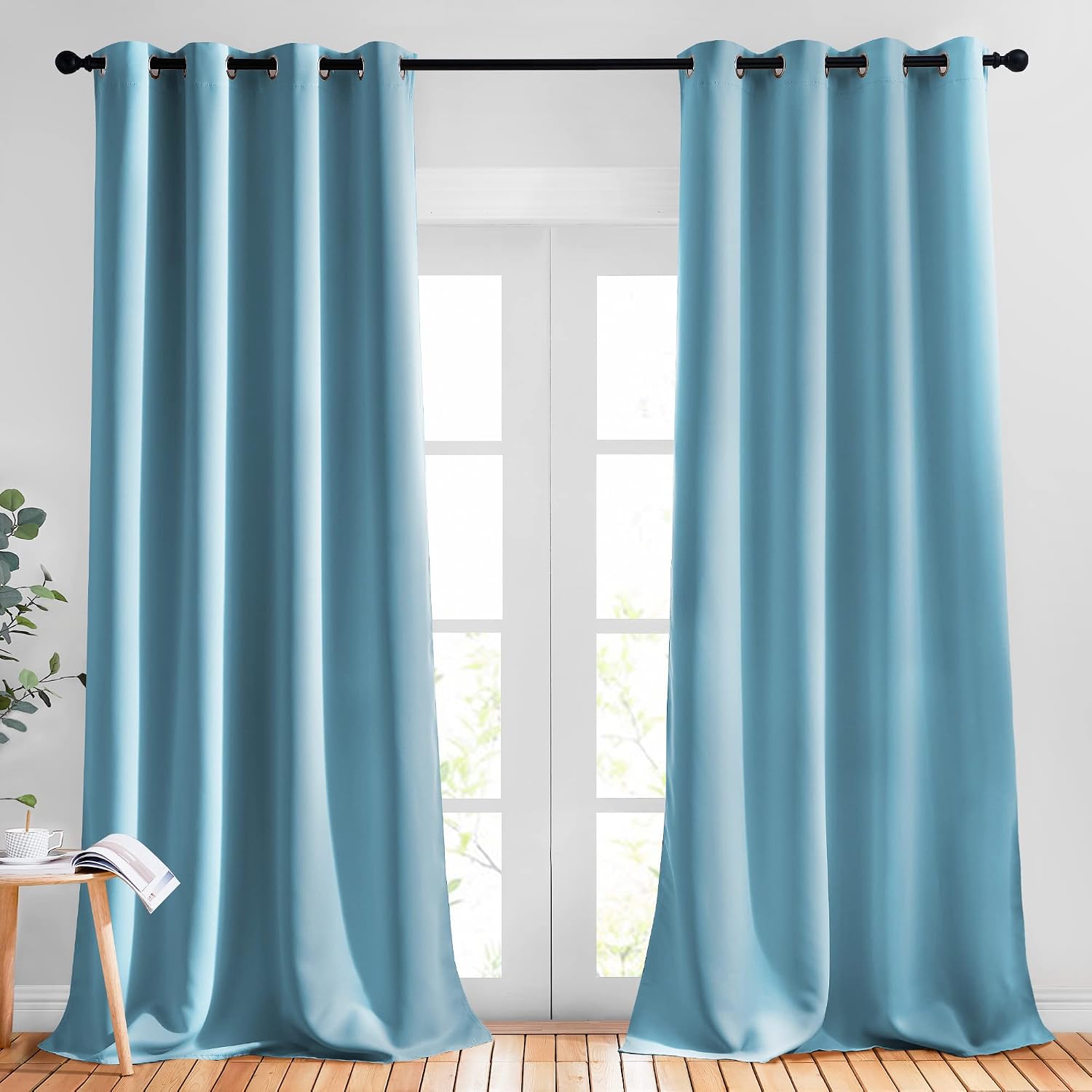 NICETOWN Teal Blue 52x108
