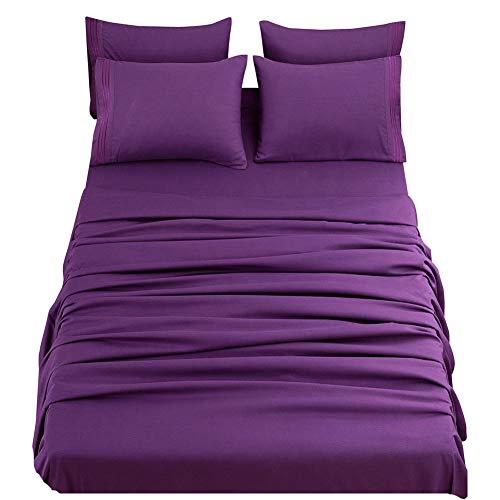 SONORO KATE Super Soft Microfiber 1800 TC (King, Purple)