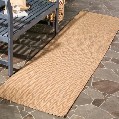 SAFAVIEH Courtyard 2'3" x 6'7" Natural/Cream
