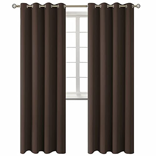BGment Blackout Curtains (52 x 84, Brown)
