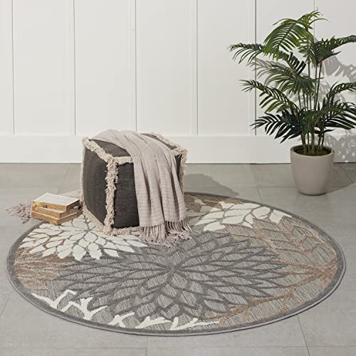 Nourison Aloha 4' Round Natural