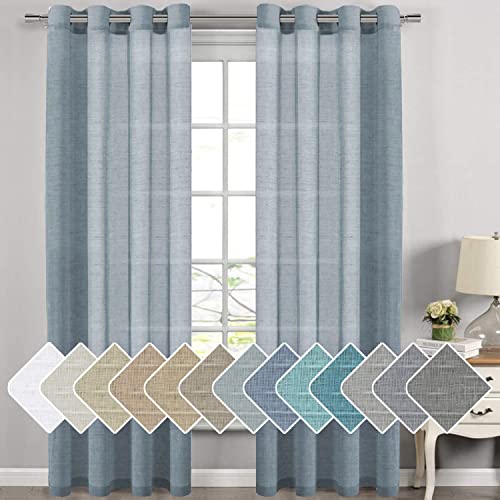 H.VERSAILTEX Linen Curtain Panel Pair