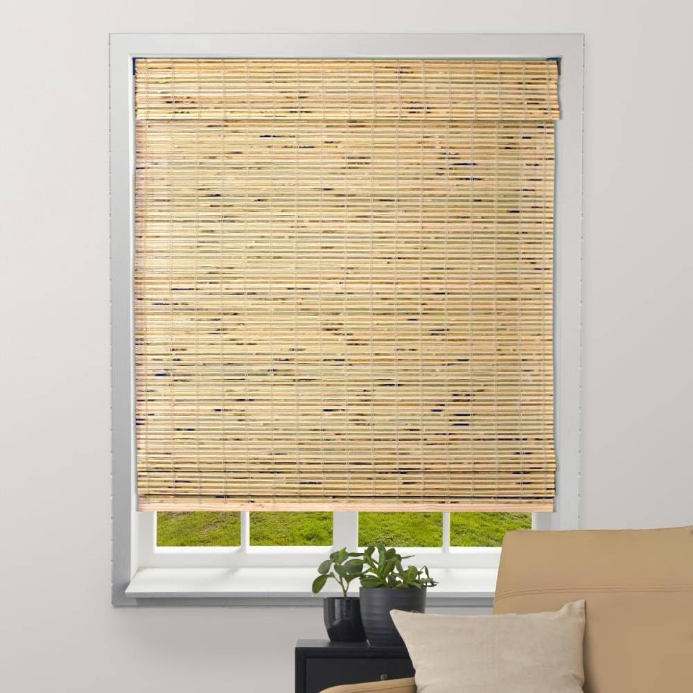 ARLO BLINDS Sheer Bamboo Roman Shades - 46.5"