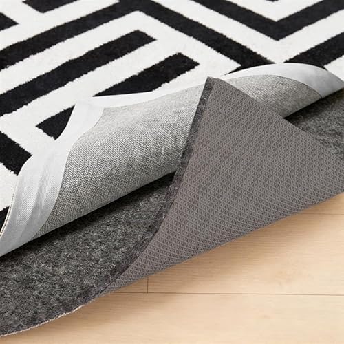 GORILLA GRIP Felt and Natural Rubber Stay in Place Slip Resistant Rug Pad, 1/8in Thick, 6x9 FT Protective Padding Under Area Rugs, Cushioned Gripper Pads, Carpet Runners, Hardwood Floors Protection