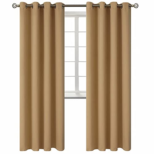 BGment Blackout Curtains 52 x 84 Inch (Khaki)