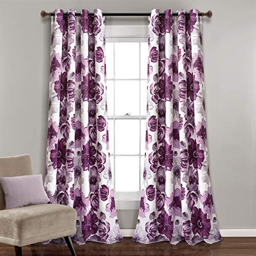 Lush Decor Leah 52x84 (Purple & Gray)