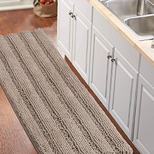 Turquoize Non-Slip Chenille Runner
