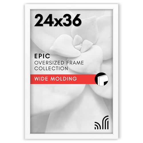 Americanflat 24x36 White Frame